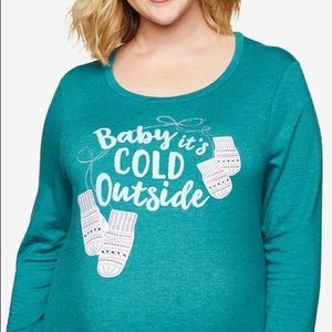 XL Baby it’s cold out maternity